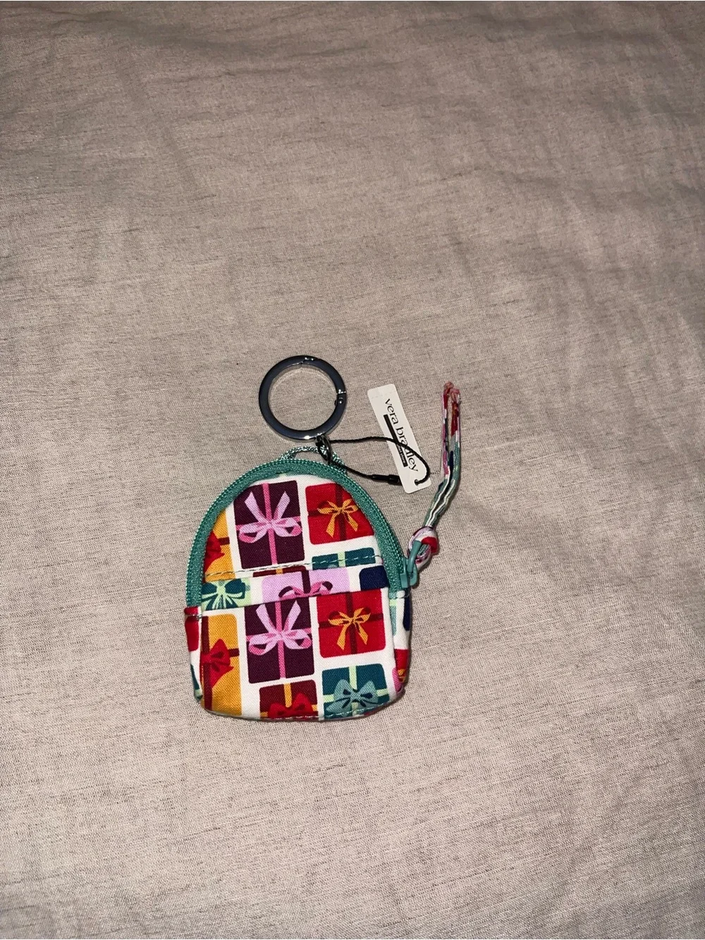Vera Bradley Mini Keychain Pouch NWT